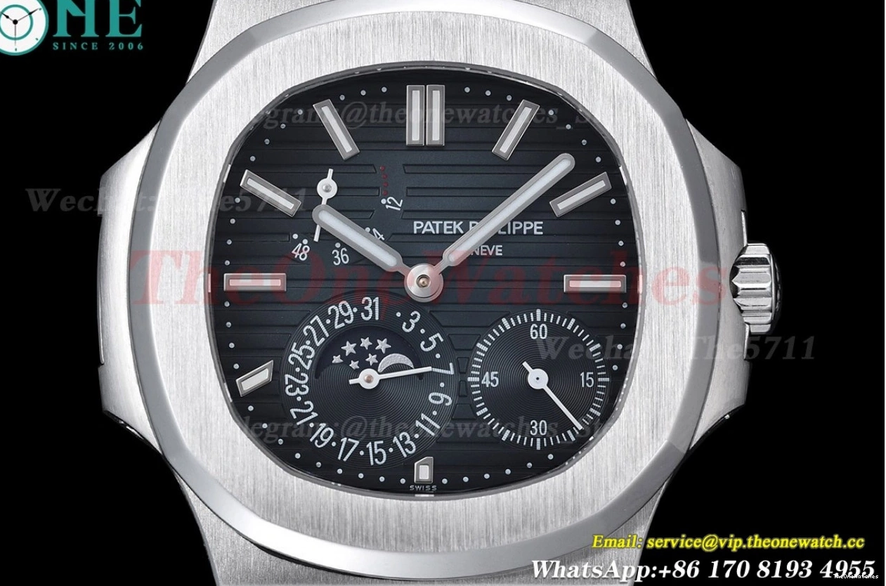 GRF 5712 SS 40mm Nautilus SS A240 Blue Stk 0324